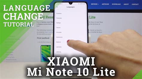 xiaomi change language on phone